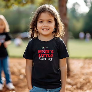Slogan för körsbärsvisare i mamma födelsedag t shirt