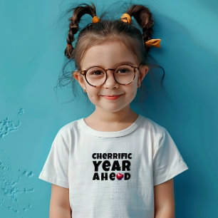 Slogan för körsbärsvisare i mamma födelsedag t shirt