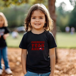 Slogan för körsbärsvisare i mamma födelsedag t shirt