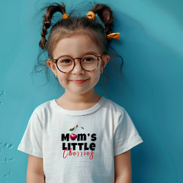 Slogan för körsbärsvisare i mamma födelsedag t shirt