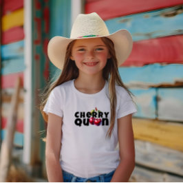 Slogan för körsbärsvisare i mamma födelsedag t shirt