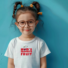 Slogan för körsbärsvisare i mamma födelsedag t shirt