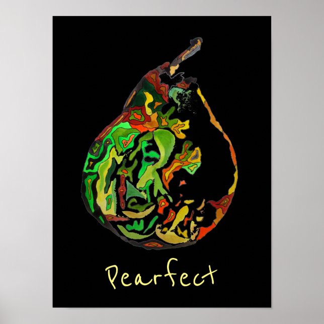 Slogan för päronfrukt poster (Framsidan)