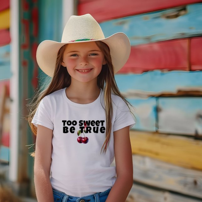 Slogan för rödkörsbär i mamma t shirt (Skapare uppladdad)