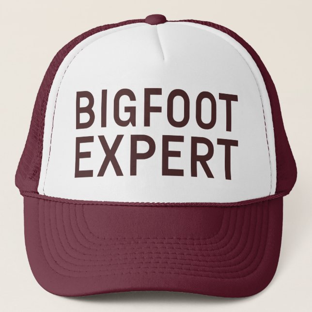 Slogan från BIGFOOT EXPERT Keps (Framsida)