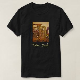 Slogan från Tuba pappa, musikinstrument för mässa T Shirt