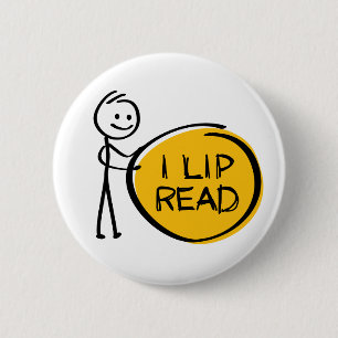 Slogan jag läser eller läser. Ik kan lip fryst. Knapp