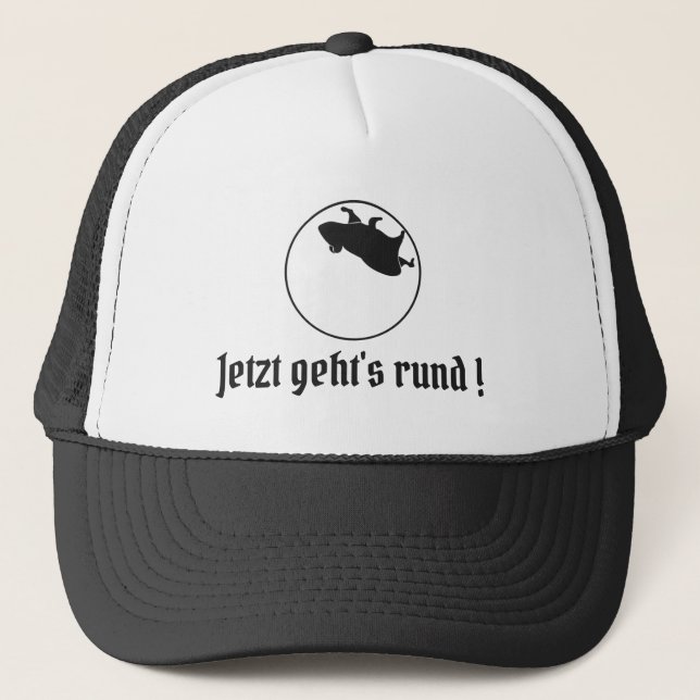 Slogan Jetzt geht's rund Keps (Framsida)