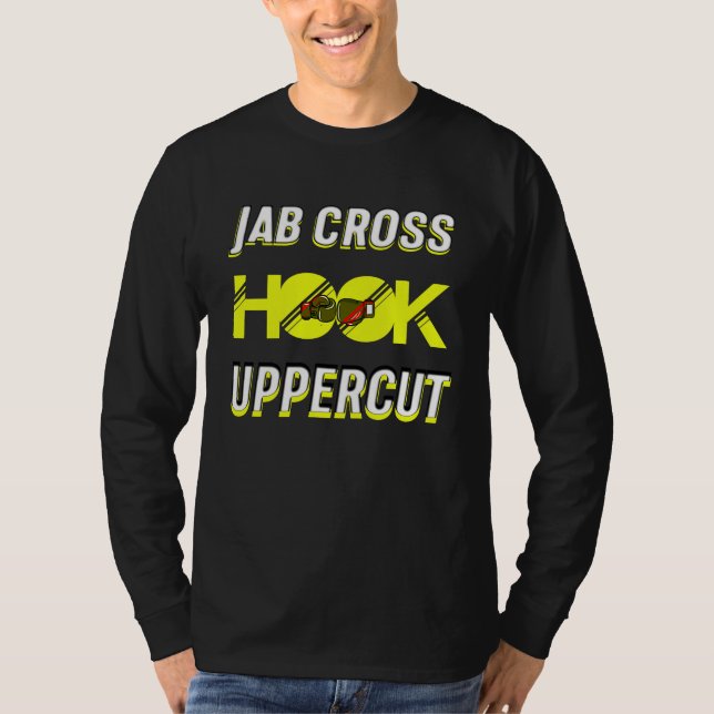 Slogan kickboxningsträning för boxare och t shirt (Framsida)
