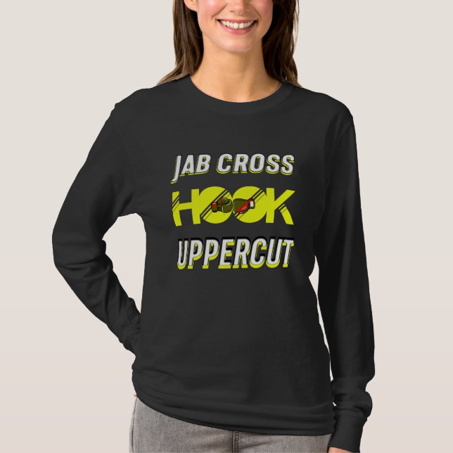 Slogan kickboxningsträning för boxare och t shirt (Framsida)