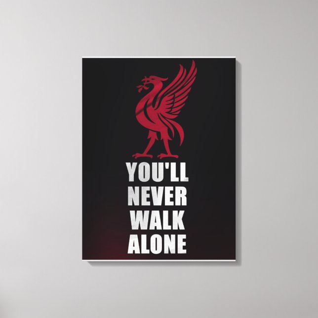 Slogan Liverpool - YNWA Canvastryck (Framsida)