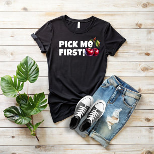 Slogan mor dag för den vackra vita körsbärsvibe t shirt