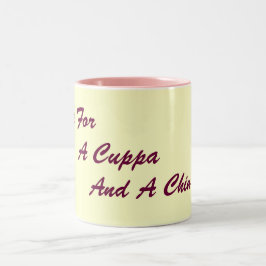 slogan om slogan om roligt i London Två-Tonad Mugg