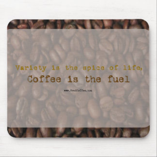Slogan Skicka kaffe - mousepad Musmatta