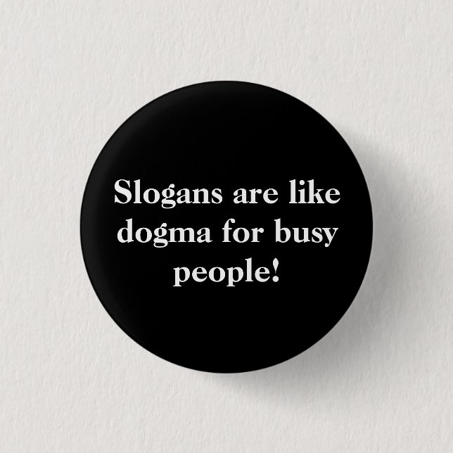 Slogans. Knapp (Framsida)