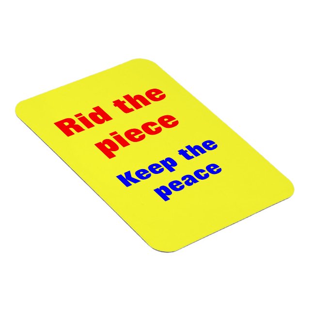 Slogans med kanoner magnet (Högersidan)