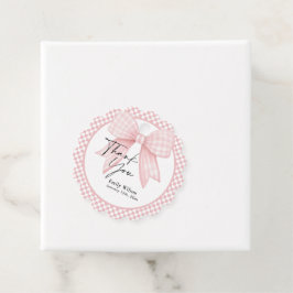 Slöja Tack  Gåvor Etiketter