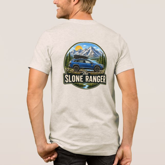 Slone Ranger tri-blend t-shirt (Baksida)