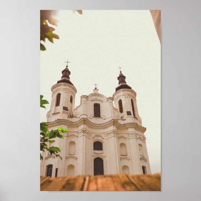 Slonim Belarus Architecture City Cathedral Poster (Framsidan)
