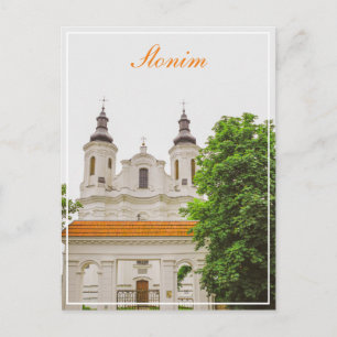 Slonim Belarus Architecture City Cathedral Vykort