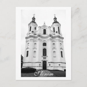 Slonim Belarus Architecture City Cathedral Vykort