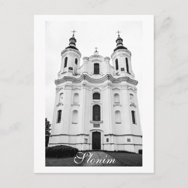 Slonim Belarus Architecture City Cathedral Vykort (Framsida)