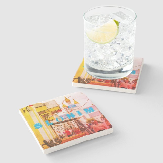 Slonim Vitryssland Arkitektur Stadsgata Stadsscen Stenunderlägg (Sidan)