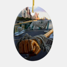 Sloop Clearwater Julgransprydnad Keramik