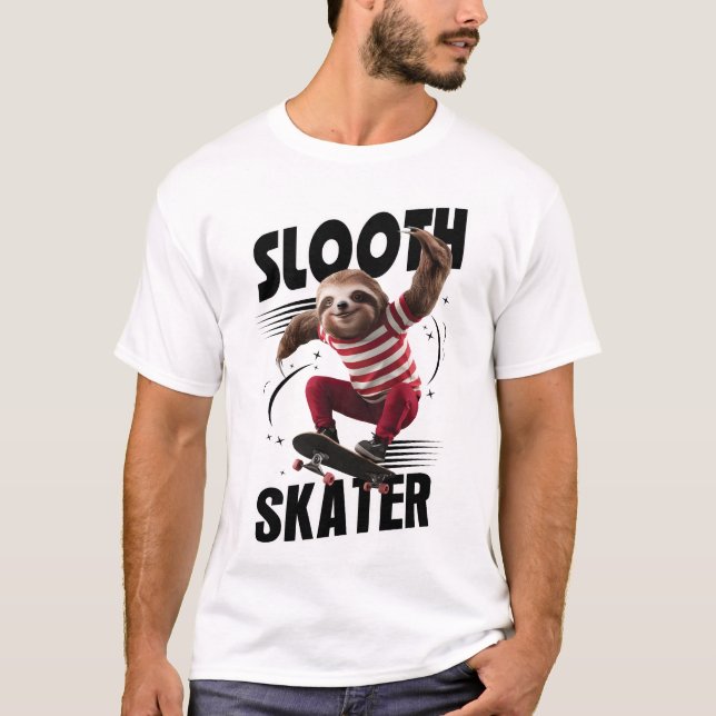 Slooth Skater T-Shirt (Framsida)