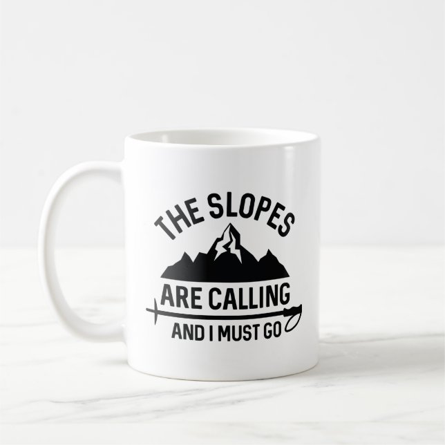 Sloparna ringer och jag måste gå kaffemugg (Vänster)
