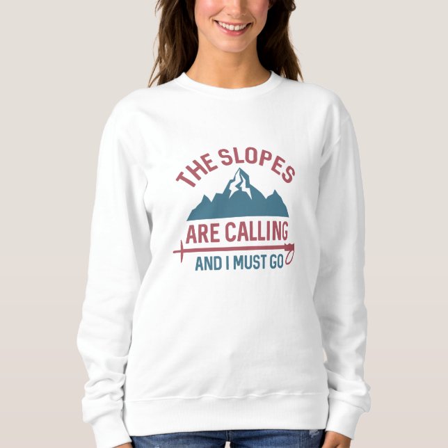 Sloparna ringer och jag måste gå t shirt (Framsida)
