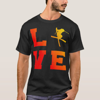 Slopestyle Ski Jumping Freestyle Ski Freestyle T Shirt