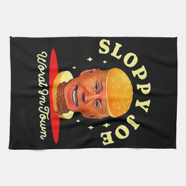 Sloppy Joe Biden Anti President Kökshandduk (Horisontell)
