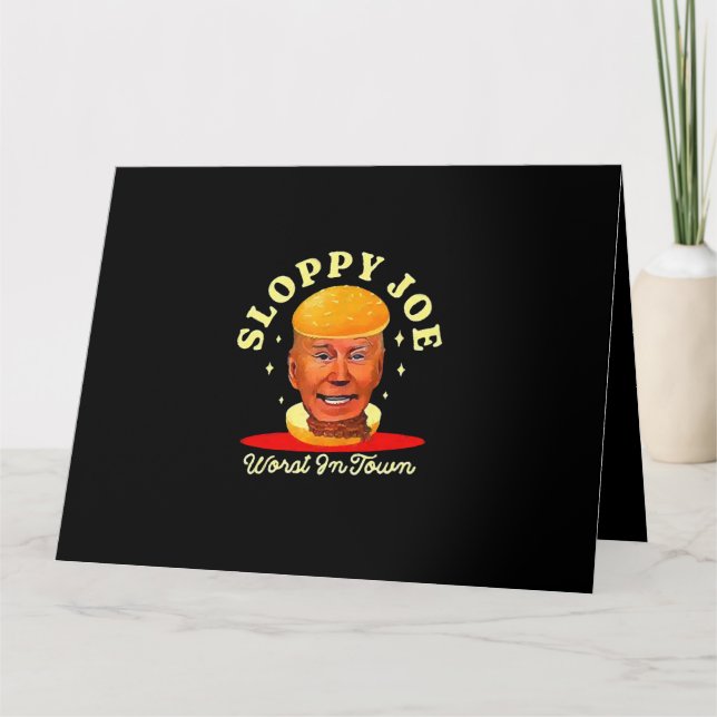 Sloppy Joe Biden Anti President Kort (Framsida)