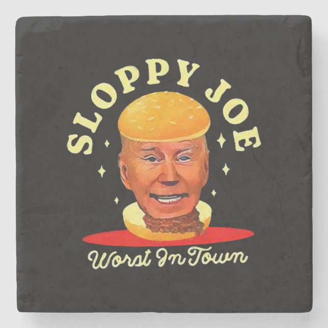 Sloppy Joe Biden Anti President Stenunderlägg (Framsidan)