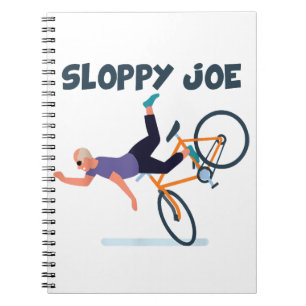 Sloppy Joe Funny Biden Shirt Sloppy Joe Biden Funn Anteckningsbok