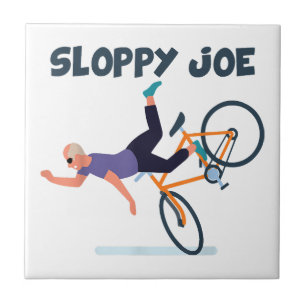 Sloppy Joe Funny Biden Shirt Sloppy Joe Biden Funn Kakelplatta