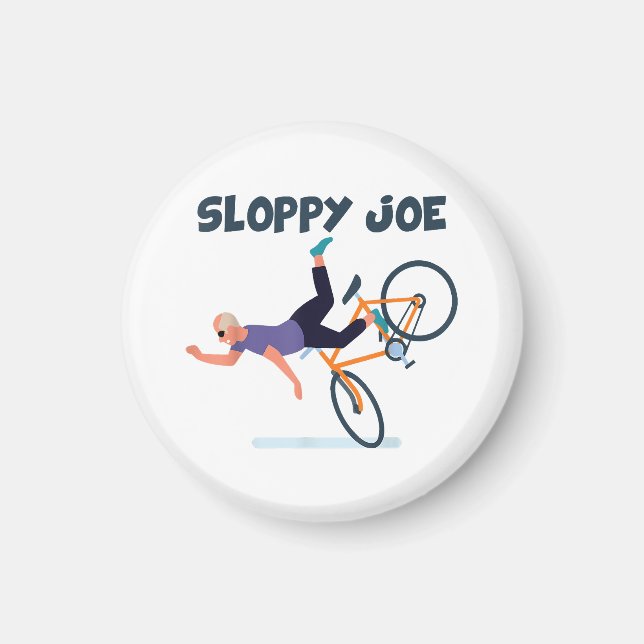 Sloppy Joe Funny Biden Shirt Sloppy Joe Biden Funn Magnet (Framsidan)