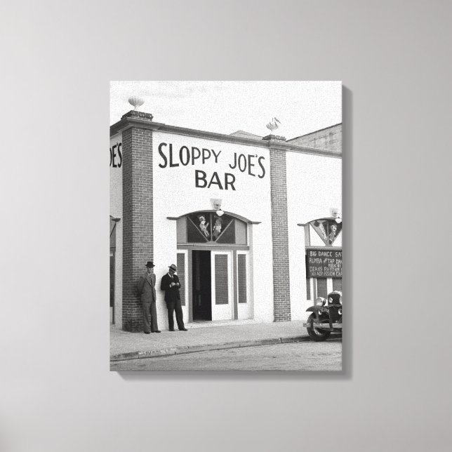 Sloppy Joe's Bar, 1938 Canvastryck (Framsida)