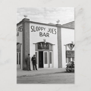 Sloppy Joe's Bar, 1938 Vykort