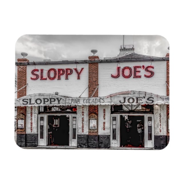 Sloppy Joe's Nyckel Väster Magnet (Horisontell)
