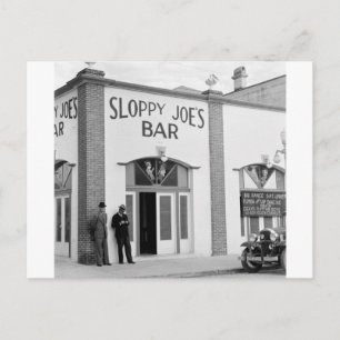 Sloppy Joe's Pub, Nyckel Väster, 1930-talet Vykort