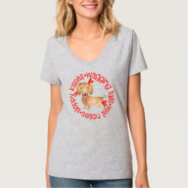 Sloppy kisses, cute Dachshund T Shirt