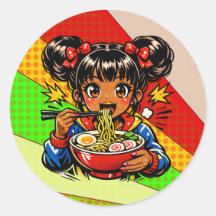 Slorp Nom Anime Tjej Ramen Nudlar