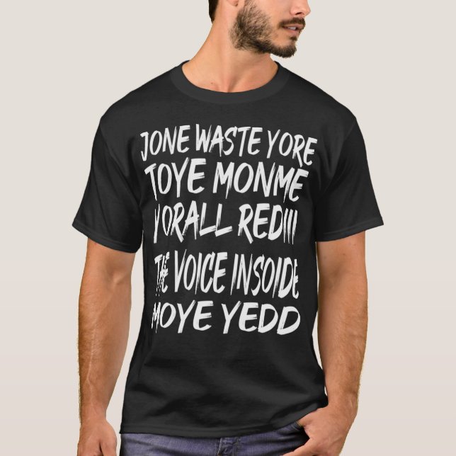 &Slösa din tid på mig1 T Shirt (Framsida)