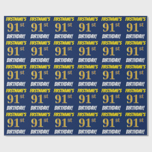 Slösa fauxen/efterföljdguld, "den 91st presentpapper