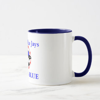 slösa jay, Merrill Blue Jays, GÅ STORA BLÅTT Mugg
