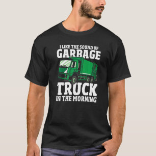 Slösa Management Lastbil Lastbil Driver Sopor T Shirt