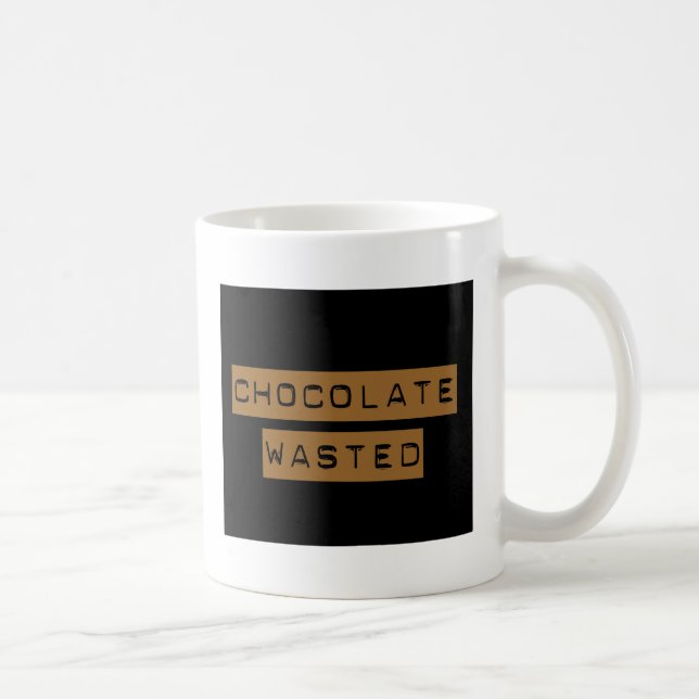 Slösad choklad kaffemugg (Höger)