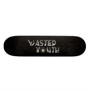 SLÖSAD UNGDOM OLD SCHOOL SKATEBOARD BRÄDA 21,6 CM